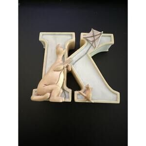 Disney Classic Winnie the Pooh Accent Wall Hanger Letter K Roo Flying Kite